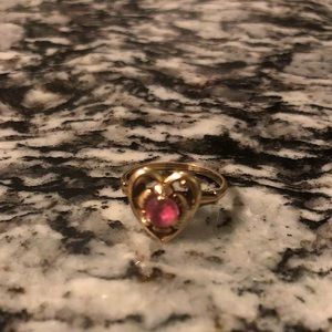 10K Gold Heart Ring